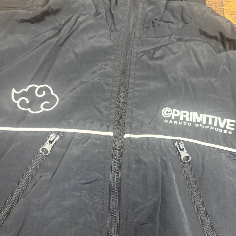 Primitive Naruto Shippuden Itachi Black Hooded Jacket Anime Collaboration Size M - Picture 2 of 6